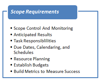 Scope Requirements
