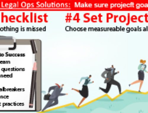 Evaluating Legal Ops Solutions: 4th, Set Goals