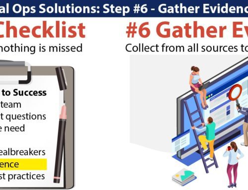 Evaluating Legal Ops Solutions: Gather Evidence